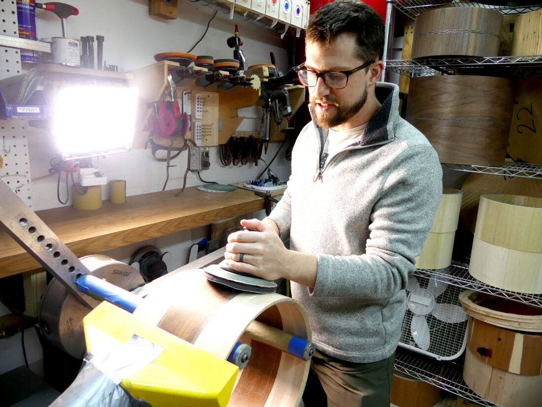 Making rhythm Students pair with guild to craft drums News, Sports